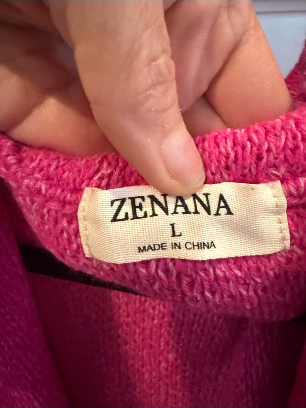 Zenana Outfitters Fuchsia Pink Open-Front Hooded CardiganNWOT - Picture 3 of 4